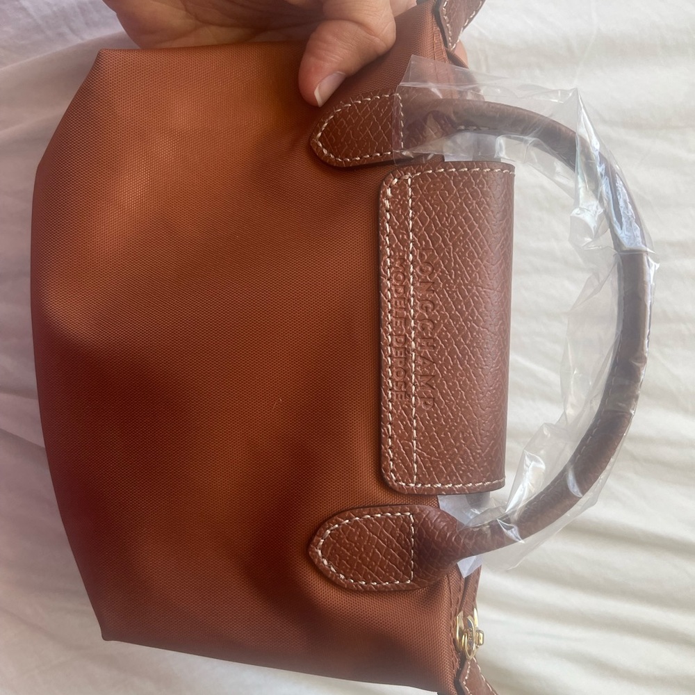 Longchamp mini cute bag cognac color - Picture 7 of 11